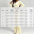thumbnail image 3 of Edvintorg Women Sets 2 Piece Outfits Athletic Sets Sweatsuit Long Sleeve Hooded Cropped Jacket and Flare Pant Women's Clothes Beige Pant, 3 of 6