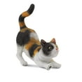 thumbnail image 1 of Collecta 3-Color House Cat (Stretching), 2.4""L x 2.6""H, Yellow, 1 of 2