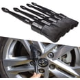 thumbnail image 3 of Car Detailing Brush Set, 5 Pack Auto Black Detail Brushes, Comfortable Grip and Scratch-Free Cleaning Brush for Car Interior or Exterior, Wheels, Tires, Engine Bay, Leather Seats, Door Panels, Emblems, 3 of 5