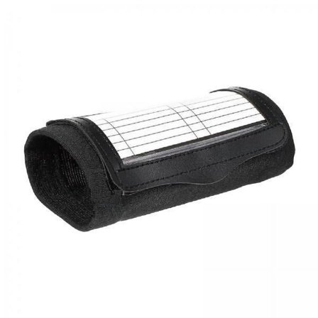 Vsenkes 2xPlaybook Wristband Bracer Wrist Band for Match Baseball Softball Signs Black