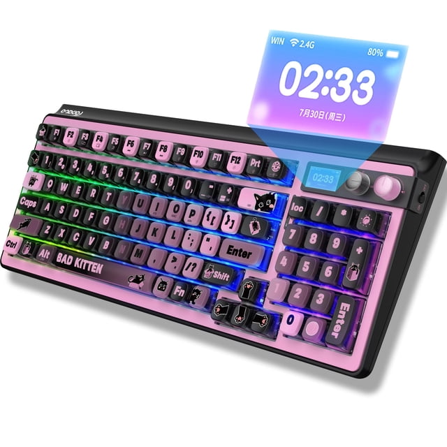 Teclado mecánico inalámbrico FOPATO H98 RGB de 96 teclas
