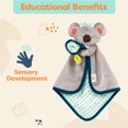 thumbnail image 4 of B. Baby - Koala Lovey - Manta de seguridad de felpa - Peluche para beb&eacute;s - Manta suave para beb&eacute;s - Reci&eacute;n nacido, 0 Snugglies - Fluffy Koko B. NA, 4 of 6