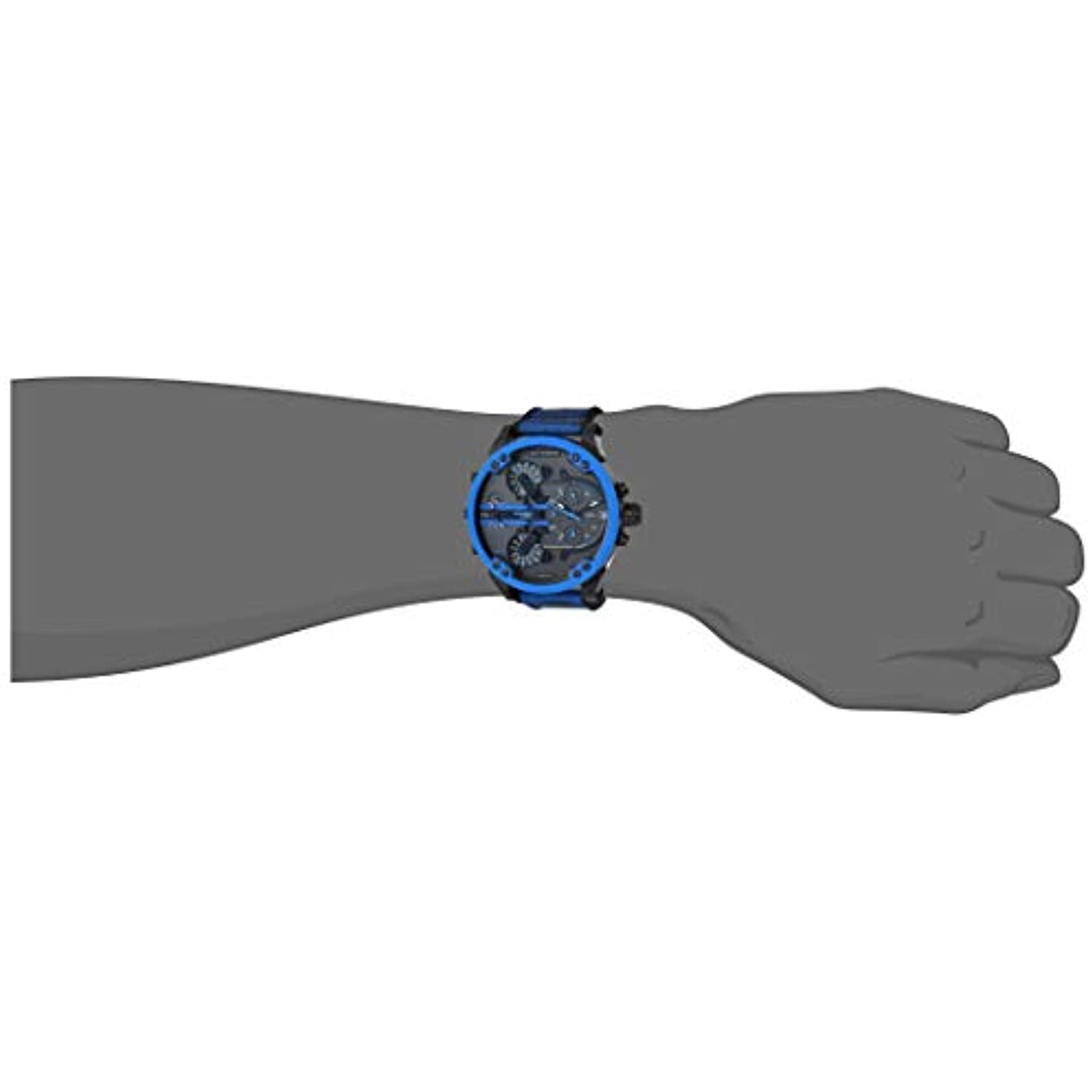 DIESEL　Mr.ダディー ディーゼル Mr. Daddy 2.0 クォーツ ブラック ダイヤル ブラック