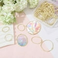 thumbnail image 5 of 48Pcs 6 Styles Ring Open Back Bezel Pendants Alloy Pendants Bezel Blank Trays Geometric Hollow Frame Charms For DIY UV Resin Epoxy Resin Pressed Flower Jewelry, 5 of 7