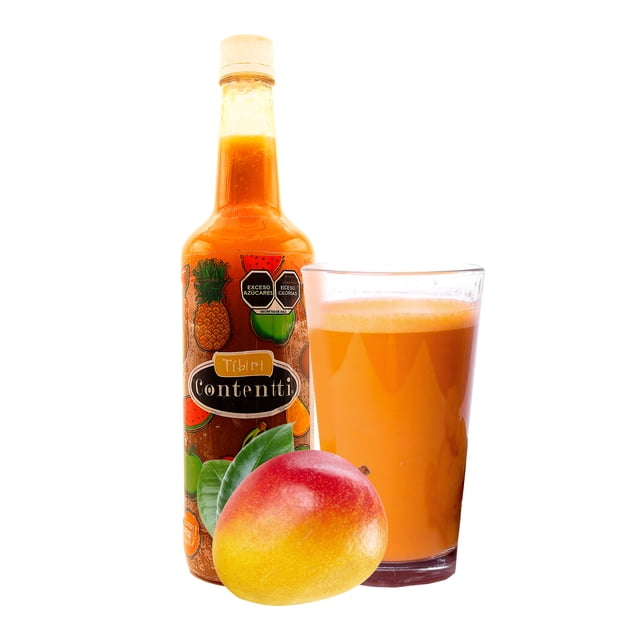 Pulpa Frutal Mango 750 ml Tíbiri Contentti Concentrado Líquido De Pulpa De Fruta Natural