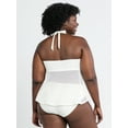 thumbnail image 3 of Time and Tru Women's and Women's Plus Crochet Tankini Swim Top, Sizes XS-3X, 3 of 5