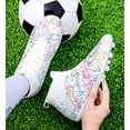 thumbnail image 4 of Kids Soccer Shoes Boys Girls Football Trainning Shoes Youth Firm Ground Athletic Turf Shoes Outdoor Professional Soccer Shoes Sneakers, 4 of 14