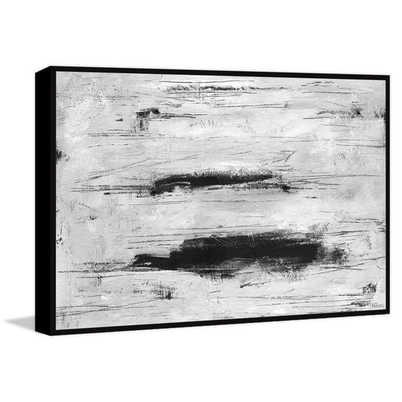 Parvez Taj Brief Struggle Floater Framed Painting Print on Canvas