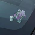 thumbnail image 5 of HeeHom Cute Bunny Flower Car Decor for Women - Dashboard Mirror Ornament Accessories, Kawaii Car Interior Decorations Gifts, 5 of 7