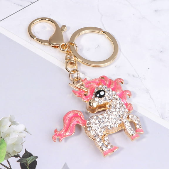 GOOHOCHY 1Set Fashion Keychain Cute Pendant Charm Key Chains for Girls Birthday Party Gift