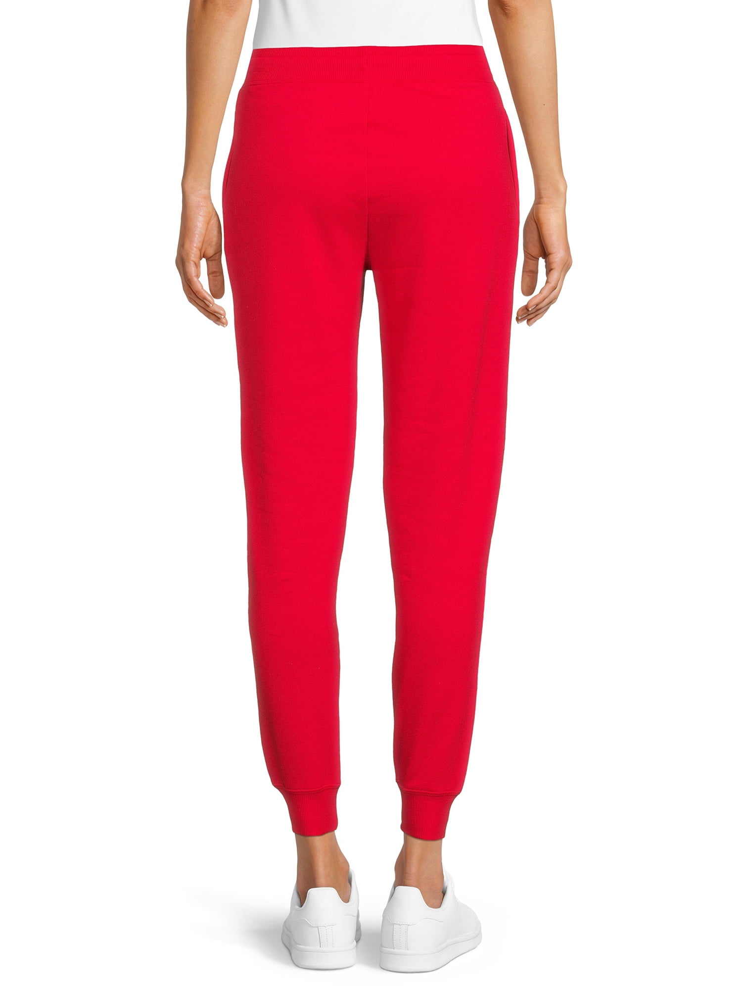 Red joggers walmart best sale