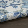 thumbnail image 3 of Nourison Machine Washable Floral Traditional Ivory Blue Area Rug, 5' x 7', 3 of 10