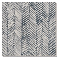 Thirstystone Chevron Decorative Cork Backed Stone Trivet 8" Square