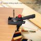 thumbnail image 5 of Guía de perforación de 3 a 12 mm para espigas de madera, guía de perforación de orificios rectos con posicionador y localizador ajustable para carpintería de bricolaje, 5 of 5