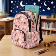 thumbnail image 3 of Yuyamidu Pink Ladybug 17 Inch Kids Backpack for Girls Ages 6-12 4Pcs Floral School Bag Set Elementary Middle School Rucksack with Lunch Box Pencil Case Water Bottle Holder, 3 of 7