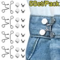 thumbnail image 2 of Juego de botones extensores para Vaqueros, hebilla de cintura ajustable, ajuste perfecto instantáneo, No incluye botones de costura, 5/1Set, 2 of 4