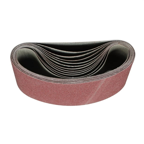 SEBLAFF 12Pcs 4 x 24 Inch Aluminum Oxide Sanding Belts Includes 2 Each of 60, 80, 120, 150, 240, 400 Grit Fit for All Kinds of Sander and Grinder