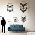 thumbnail image 3 of Violaura Owl Metal Wall Art - Easy to Install Hanging Perfect for Home, Living Room Decor (24.0" x 16.8"), 3 of 8