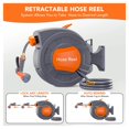 thumbnail image 3 of Garden Automatic Retractable Hose Reel - PP Material, Auto Rewind, Thread Connector, 3 of 6