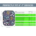 thumbnail image 2 of Funda para tablet TimoVo para Kindle de 6 a 7 pulgadas con forma de flor colorida, 2 of 8