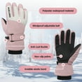 thumbnail image 3 of AOWOO Kids Winter Gloves, Kids Cold Weather Insulated Outdoor Snow Ski Gloves for Snowboarding, Sledding, Waterproof Winter Warm Gloves for Boys Girls 7-10 Years Old, 3 of 8