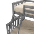 thumbnail image 6 of Max & Lily Solid Wood Bunk Bed, Twin over Full with Storage Trundle and Ladder for Kids, 6 of 11