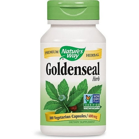Nature's Way Goldenseal Herb 100 Capsules (Best Way To Freeze Fresh Herbs)