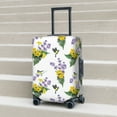 thumbnail image 6 of Disketp Lavender Flowers Elastic Travel Luggage Cover Travel Suitcase Protective Cover For Trunk Case Apply To 18''-32'' Suitcase Cover-Medium, 6 of 7