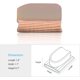 thumbnail image 2 of Pack of 4 Hammertoe Straightener Toe Separators and Relief with Toe Spacers Gel Tube Sleeve for Toe Alignment, Overlap Toes, Hammer Toe in Shoes, 2 of 5