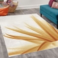 thumbnail image 2 of Flower Decorative Rug, Ombre Color Change Style Leaves Water Colored Print Calming Details Image, Quality Carpet for Bedroom Dorm and Living Room, 6 Sizes, Apricot White, by Ambesonne, 2 of 4