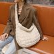 thumbnail image 3 of Bolso De Plumón Para Mujer De Otoño E Invierno Bolso A Cuadros De Color Sólido Bolso Bandolera De Gran Capacidad Minnieouse AP007700-01, 3 of 6