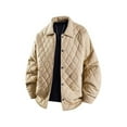 thumbnail image 2 of Under 10 dollars! Mens Winter Padding Jacket Lightweight Men's Casure Coat Quilting Classic Paded Rib Collar Bomber Mens Qulited Jackets, 2 of 5