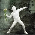 thumbnail image 4 of Estatua Artesanía Lanzador de flores Figura moderna Decoración del hogar (Blanco con flor) Ndcxsfigh Nuevos Originales, 4 of 8