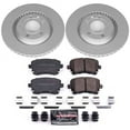 thumbnail image 2 of PowerStop Rear Geomet Coated Brake Rotor and Pad Kit Fits: AUDI Select Models CRK4564, 2 of 4