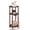 Mocha, variant on Small Round Side Table with Charging Station, 3-Tier Round Bamboo End Table, Compact Sofa Bedside Table for Small Space, Easy Assembly, for Living Room, Bedroom, Apartment, Black
