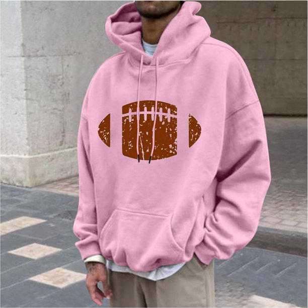 Sudadera con capucha para hombre, estilo casual, con cuello redondo, estampado, manga larga, blusa de poliéster