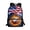 Baseball American Flag, variant on Casual Backpack for Travel Work, 17 Inch Tear Resistant School Backpack, Orange Motorcycle Racing