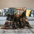 thumbnail image 2 of ONETECH Bald Eagle Blanket American Bald Eagle Gifts for Girls Boys Bald Eagle Throw Blanket for Winter Couch Sofa Bed Soft Warm Flannel for Kids Adults, 2 of 6