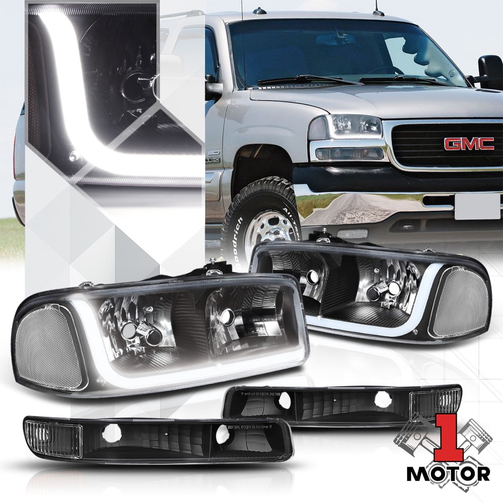 Housing Headlight Clear Signal LED DRL 