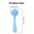 thumbnail image 2 of Acdanc 2Pcs Face Scrubber Portable Facial Cleansing Brush Face Exfoliator Deep Cleaning, 2 of 6