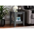 thumbnail image 5 of Baxton Studio Audra Modern and Contemporary Grey Finished Wood Living Room End Table, 5 of 5