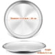 thumbnail image 3 of Sartén para Pizza de 10/12 pulgadas, bandeja para Pizza, plato redondo para Pizza de acero inoxidable para hornear, asar, no tóxico y saludable, resistente y duradero Adepaton WMXL-307-2, 3 of 8