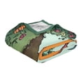 thumbnail image 2 of Camping Quilt Ultralight 70*55in Flannel Fabric Ultra-soft, Warm and Lightweight Camping Blanket Packable Fluorescent Blanket Minimalist Holiday Gifts Shovel, 2 of 8