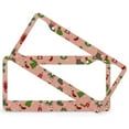 thumbnail image 2 of License Plate Frames Gifts Christmas Pattern Car Front License Plate Frame 2 Pieces Winter Holiday Holly Jolly Gifts Stainless Aluminum License Plate Frame Car Accessories US Canada Standard, 2 of 6