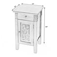 thumbnail image 3 of Butler Transitional Switra 1 Door 1 Drawer End Table With Natural 1841312, 3 of 9
