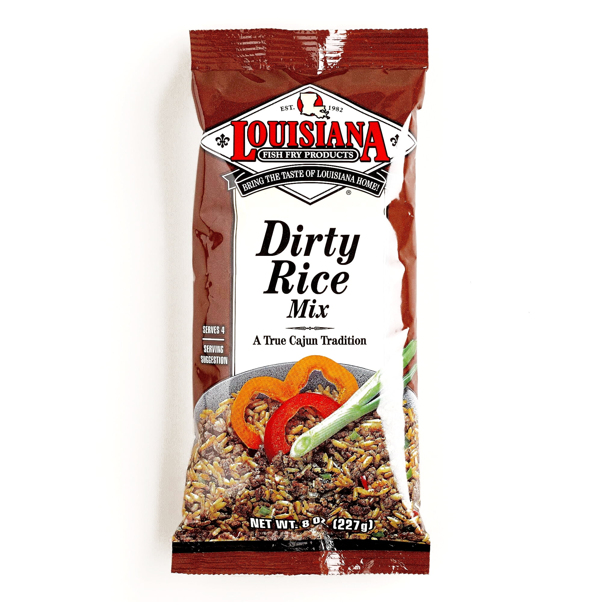 Louisiana Fish Fry Dirty Rice MIx 8 oz - Pack of 2 