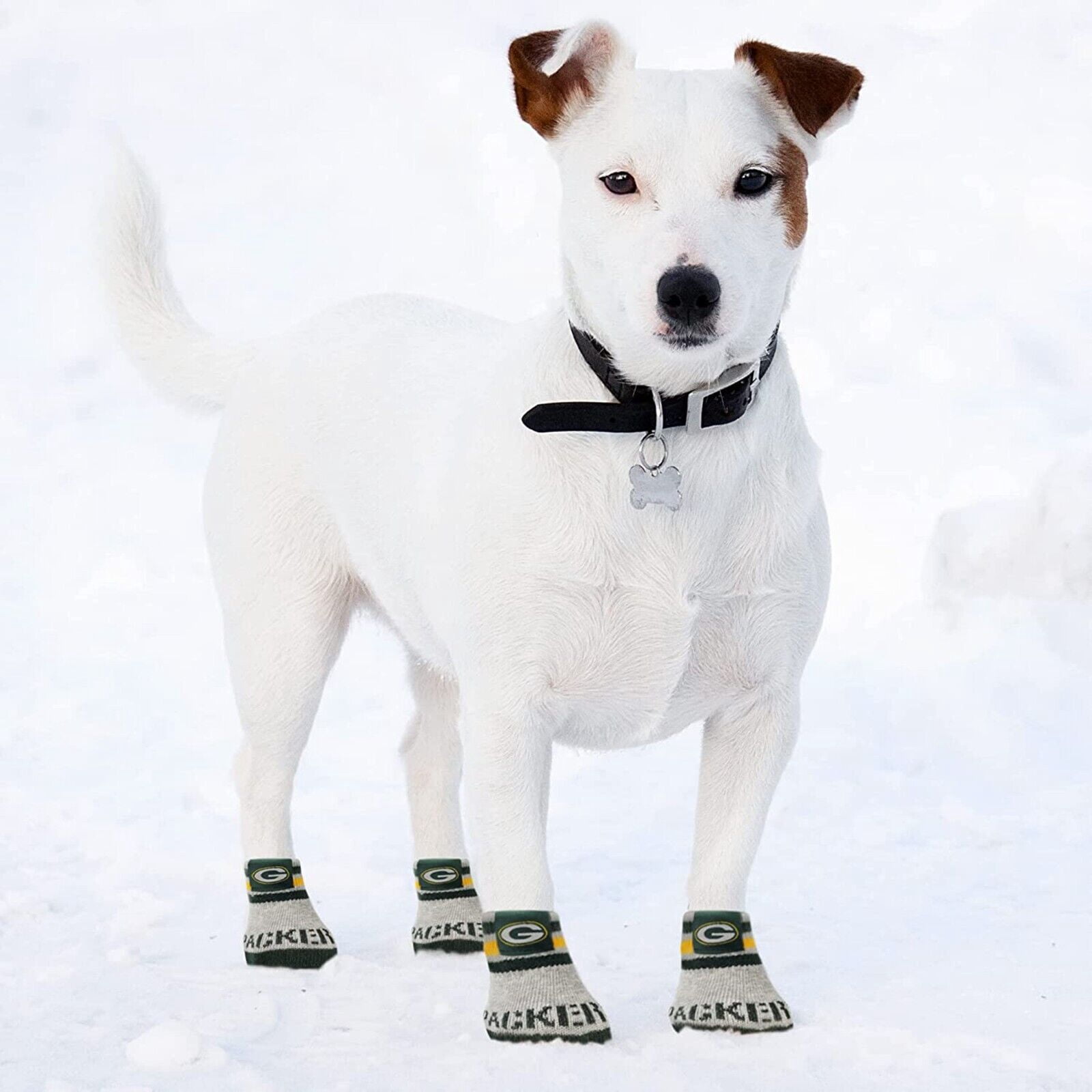 NFL Anti Slip Dog Socks with Elastic Ribbed Top Indoor/Outdoor Paw Protection