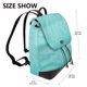 thumbnail image 2 of Fotbe Blue And Turquoise Mochila Bolso con Estampado para Mujer, Mochila Antirrobo de Nylon Impermeable, Bolsa Ligera de Hombro, 2 of 4