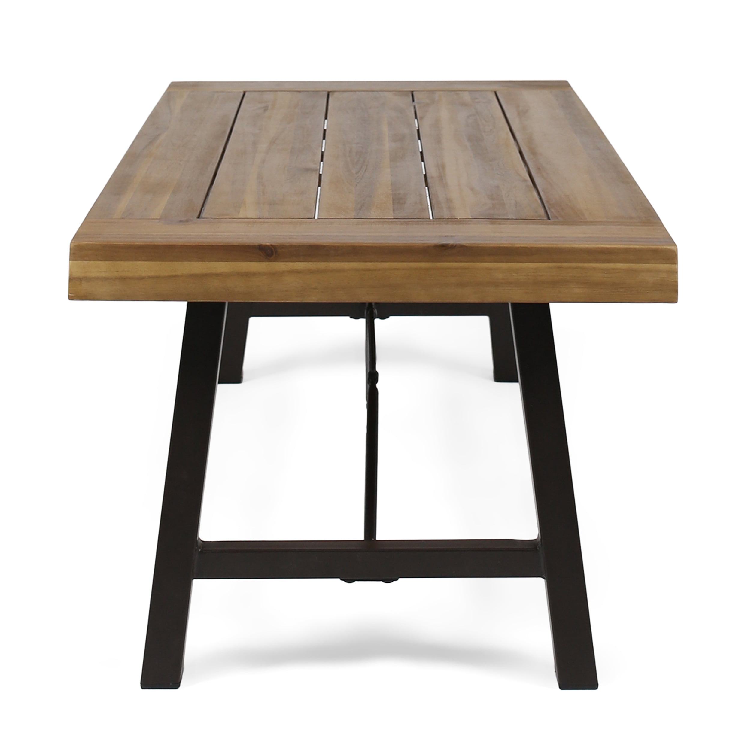 Cassandra Outdoor Acacia Wood Coffee Table, Teak