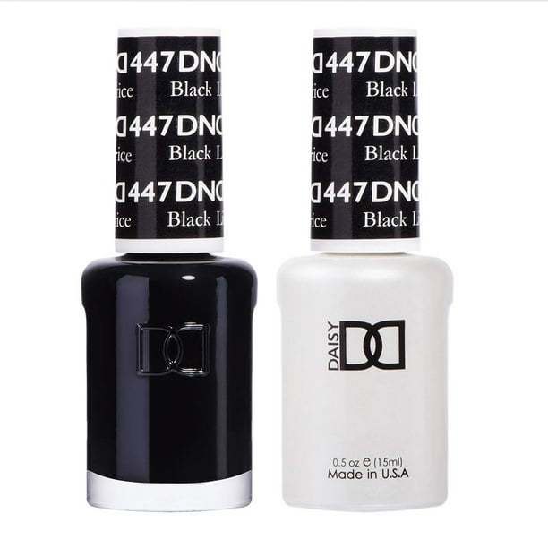 Set de esmaltes en gel DAISY DND Black Collection 15 ml/0.5 oz